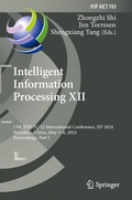 Cover: Intelligent Information Processing XII - Springer