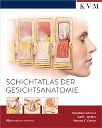 Abbildung von: Schichtatlas der Gesichtsanatomie - KVM - Der Medizinverlag