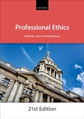 Cover: Professional Ethics - Oxford University Press
