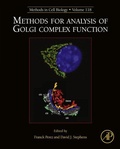 Cover: Methods for Analysis of Golgi Complex Function - Academic Press