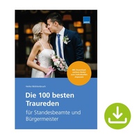 Abbildung von: Die 100 besten Traureden - WEKA