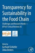 Cover: Transparency for Sustainability in the Food Chain - Academic Press
