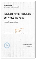 Cover: Under the Golden Sicilian Sun (Charlemagne, #3) - Robert Adam