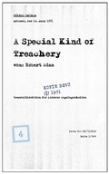 Cover: A Special Kind of Treachery (Charlemagne, #4) - Robert Adam