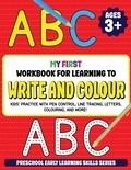 Cover: My First Workbook for Learning to Write and Colour - NFT Publishing Ltd
