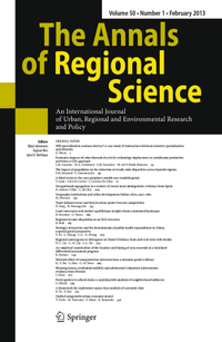 Abbildung von: The Annals of Regional Science - Springer