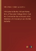Cover: Fifth Letter to the Rev. William Palmer, M.A., of Worcester College, Oxford - Outlook Verlag