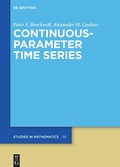Cover: Continuous-Parameter Time Series - De Gruyter