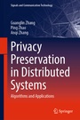 Cover: Privacy Preservation in Distributed Systems - Springer