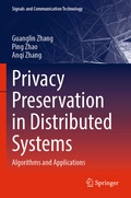 Cover: Privacy Preservation in Distributed Systems - Springer