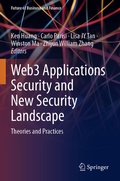 Cover: Web3 Applications Security and New Security Landscape - Springer