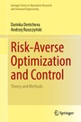 Cover: Risk-Averse Optimization and Control - Springer