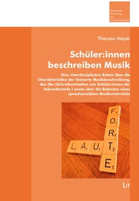 Abbildung von: Schüler:innen beschreiben Musik - Lit Verlag