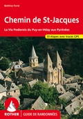 Cover: Chemin de St-Jacques - La Via Podiensis du Puy-en-Velay aux Pyr&eacute;n&eacute;es (Guide de randonn&eacute;es) - Rother Bergverlag