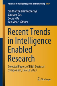 Enlarge image Cover: Recent Trends in Intelligence Enabled Research - Springer