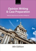 Cover: Opinion Writing and Case Preparation - Oxford University Press