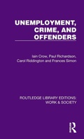 Cover: Unemployment, Crime, and Offenders - Routledge