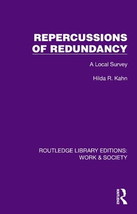 Enlarge image Cover: Repercussions of Redundancy - Routledge