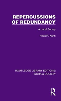 Abbildung von: Repercussions of Redundancy - Routledge