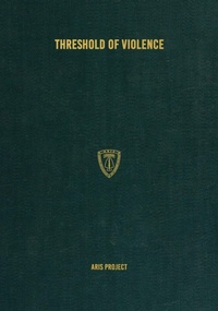 Enlarge image Cover: Threshold of Violence - Conflict Research Group