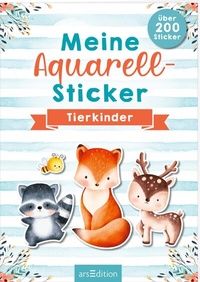 Enlarge image Cover: Meine Aquarell-Sticker - Tierkinder - arsEdition