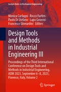 Cover: Design Tools and Methods in Industrial Engineering III - Springer