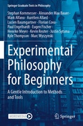 Cover: Experimental Philosophy for Beginners - Springer