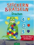 Cover: Stickern & R&auml;tseln ab 3: Stickern & R&auml;tseln - Drachen - arsEdition