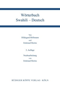 Abbildung von: Wörterbuch Swahili-Deutsch - Köppe, R