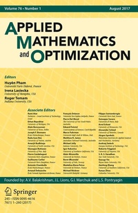 Abbildung von: Applied Mathematics & Optimization - Springer
