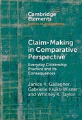 Cover: Claim-Making in Comparative Perspective - Cambridge University Press