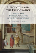 Cover: Herodotus and the Presocratics - Cambridge University Press