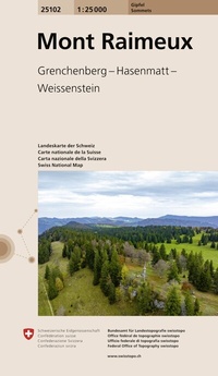 Abbildung von: 25102 Mont Raimeux - swisstopo