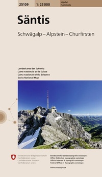 Abbildung von: 25109 Säntis - swisstopo