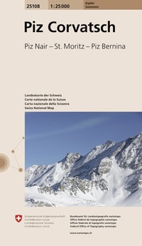 Abbildung von: 25108 Piz Corvatsch - swisstopo
