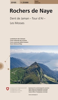 Abbildung von: 25105 Rochers de Naye - swisstopo