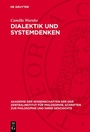 Cover: Dialektik und Systemdenken - De Gruyter