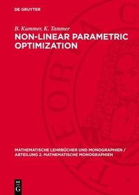 Enlarge image Cover: Non-Linear Parametric Optimization - De Gruyter
