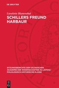 Cover: Schillers Freund Harbaur - De Gruyter