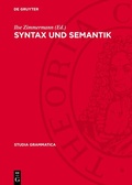 Cover: Syntax und Semantik - De Gruyter