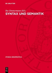 Enlarge image Cover: Syntax und Semantik - De Gruyter