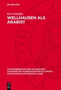 Cover: Wellhausen als Arabist - De Gruyter