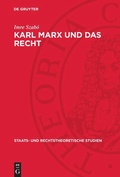 Cover: Karl Marx und das Recht - De Gruyter