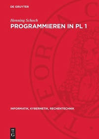 Enlarge image Cover: Programmieren in PL 1 - De Gruyter
