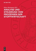 Cover: Analyse und Steuerung von Prozessen der Stoffwirtschaft - De Gruyter