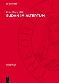 Cover: Sudan im Altertum - De Gruyter