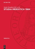 Cover: Studia Meroitica 1984 - De Gruyter