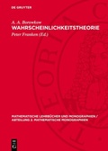 Cover: Wahrscheinlichkeitstheorie - De Gruyter