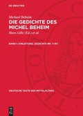 Cover: Einleitung. Gedichte Nr. 1-147 - De Gruyter