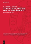 Cover: Statistische Theorie der Zuverl&auml;ssigkeit - De Gruyter